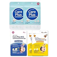 OLIVE YOUNG | Care Plus Spot Patch 2 Pack (204 Count) + Care Plus Honey Scar Cover Korean Spot Patch 2 Pack (168 Count) + Care Plus Large Size Korean Spot Pimple Patches 1Pack (81 Count)