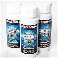 Kirkland Men Hair Loss Regrowth Revitalizes Hair Follicles 5% Minoxidil Topical Solution 3 Months Supply Size 3 X 2 Fl. Oz (60 Ml) Original By Siamproviding3