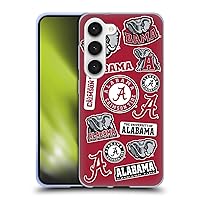 Officially Licensed University of Alabama UA Collage Soft Gel Case Compatible with Samsung Galaxy S23 5G