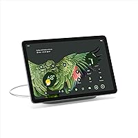 Pixel Tablet with Charging Speaker Dock - Android Tablet with 11-Inch Screen, Smart Home Controls, and Long-Lasting Battery - Hazel/Hazel - 128 GB, 2560x1600 Pixels