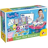 89208 Peppa Pig Super Desk Edugames, Multi-Coloured
