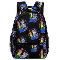 Miss Gay Ohio Travel Laptop Backpack Casual Hiking Backpack with Mesh Side Pockets for Business Work