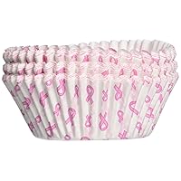 Fox Run Pink Ribbon Bake Cups, Pack of 75