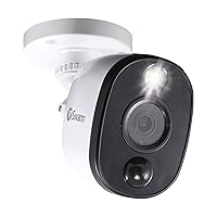 Add-On DVR Bullet Security Camera System with Sensor Spotlight, 1080p Full HD Video, Indoor or Outdoor Design, Dusk to Dawn Color Night Vision Plus True Detect™ Heat and Motion Detection