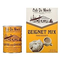 Cafe Du Monde Coffee And Beignet Mix Set – One Can Of Cafe Du Monde Coffee And Chicory And One Box of Beignet Mix