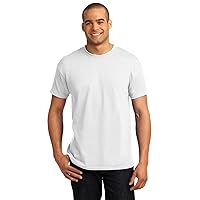 5.2 oz., 50/50 ComfortBlend EcoSmart T-Shirt, Medium, WHITE