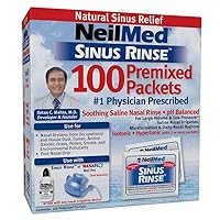 Sinus Rinse Refill Packets, 100 Ct ( Package may vary)