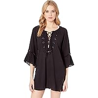 O'NEILL Saltwater Solids Bell Sleeve Dress Cover-Up