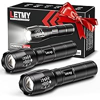 LED Flashlights (4-Pack) S300 PRO IPX4 Water Resistant Tactical
