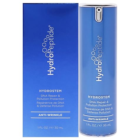 HydroPeptide HydroStem Face Serum, Guards Against Stress and Pollution, Hydrated and Brighter Skin, 1 Ounce