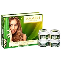 Vaadi Herbals Anti Acne Aloe Vera Facial Kit with Green Tea Extract, 70g