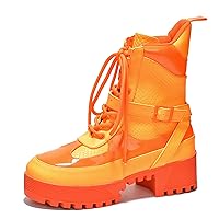 Cape Robbin Hot Rod Women's Combat Boots - Ankle Boots for Women - Women's Chunky Platform Boots- Womens High Tops Boots- Lace-up Women Booties
