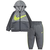 Nike Baby Boys' Therma Dri-Fit Tracksuit Pants 2 Piece Set (G(66G807-M19)/V, 18 Months)