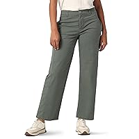 Lee Women's Ultra Lux Mid Rise Relaxed Straight Leg Pant