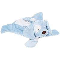 Baby Spunky The Dog Huggybuddy Stuffed Animal with Built-in Baby Blanket, Blue, 15”
