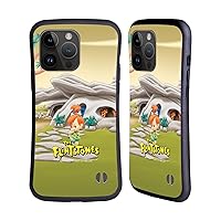 Head Case Designs Officially Licensed The Flintstones Pebbles Flintstones Characters Hybrid Case Compatible with Apple iPhone 15 Pro Max