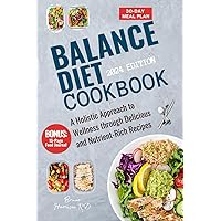 Balance Diet Cookbook 2024: A Holistic Approach to Wellness through Delicious and Nutrient-Rich Recipes. 30-Day Balanced Meal Plan Included Balance Diet Cookbook 2024: A Holistic Approach to Wellness through Delicious and Nutrient-Rich Recipes. 30-Day Balanced Meal Plan Included Paperback Kindle