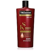 Tresemme Shampoo Keratin Smooth With Marula Oil 22 Ounce (650ml) (3 Pack)