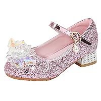 Girls Flip Flops Size 10 Toddler Toddler Little Kid Girls Dress Pumps Glitter Sequins Cute House Shoes Girls