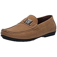 Stacy Adams Men's Corvell Slip On Driver Loafer Driving Style, TAN, 15