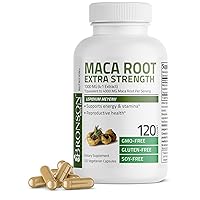 Bronson Maca Root Extra Lepidium Meyenii, Non-GMO, 120 Vegetarian Capsules
