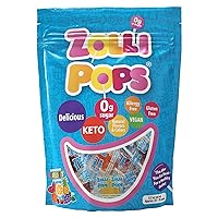 Zollipops Clean Teeth Lollipops | Anti-Cavity, Sugar Free Candy with Xylitol for a Healthy Smile, Clean Teeth - Great for Kids, Diabetics and Keto Diet (Assorted Flavors, 5.2 oz)