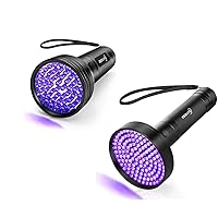 ESCO LITE Escolite Black Light UV Flashlights, 1280LED & 51 LED 395nm Blacklight Detector for Dog Cat Pet Urine, Dry Stains and Bed Bug, Matching with Pet Odor Eliminator