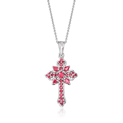 Ross-Simons Men's Sterling Silver Cross Pendant Necklace : Amazon.ca:  Clothing, Shoes & Accessories