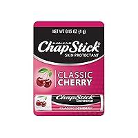 ChapStick Classic Cherry Lip Balm Tube, Flavored Lip Balm for Lip Care on Chafed, Chapped or Cracked Lips - 0.15 Oz