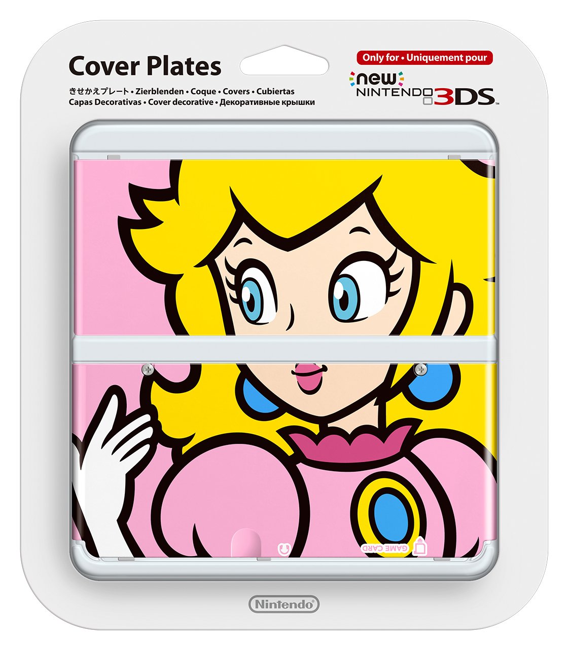 New Nintendo 3ds Cover Plates Princess Peach Only for Nintendo New 3DS Japan Import