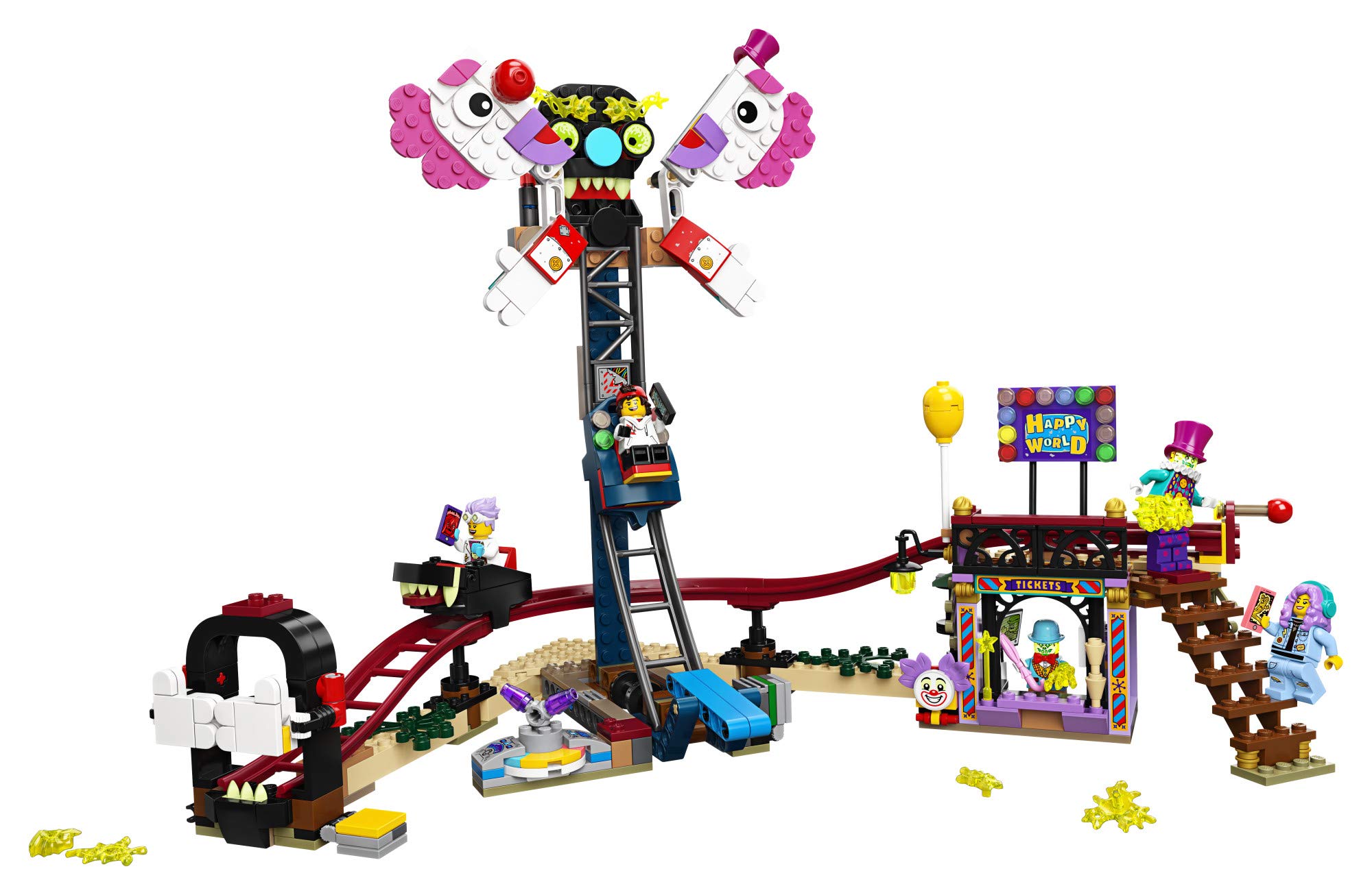 LEGO Hidden Side Haunted Fairground 70432 Popular Ghost-Hunting Toy, Cool Augmented Reality Set for Kids, New 2020 (466 Pieces)