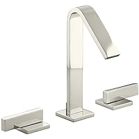 KOHLER K-14661-4-SN 14661-4-SN LOURE Widespread LAV Faucet, 8.25 x 8.00 x 3.88 inches, Vibrant Polished Nickel