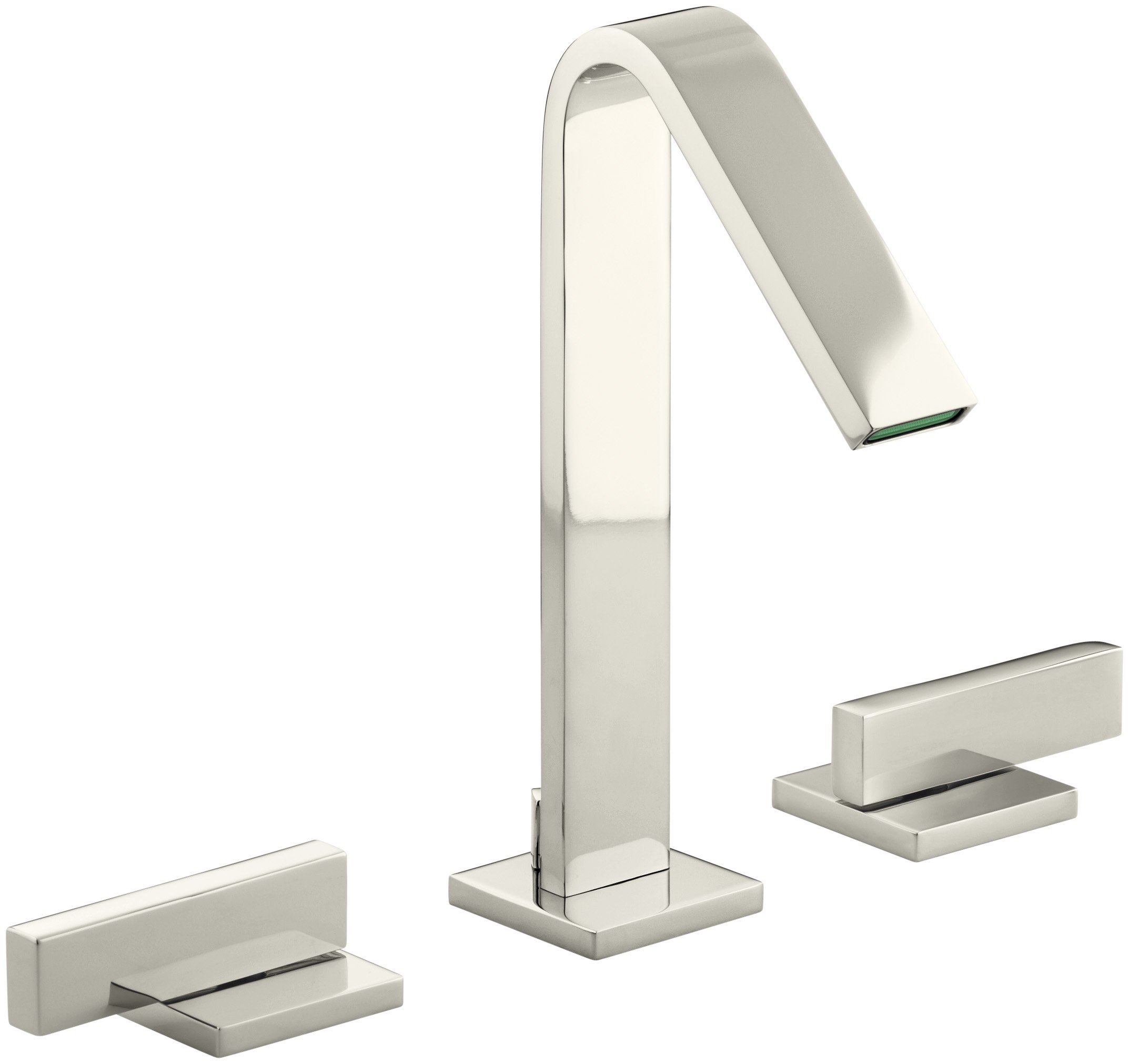 KOHLER K-14661-4-SN 14661-4-SN LOURE Widespread LAV Faucet, 8.25 x 8.00 x 3.88 inches, Vibrant Polished Nickel