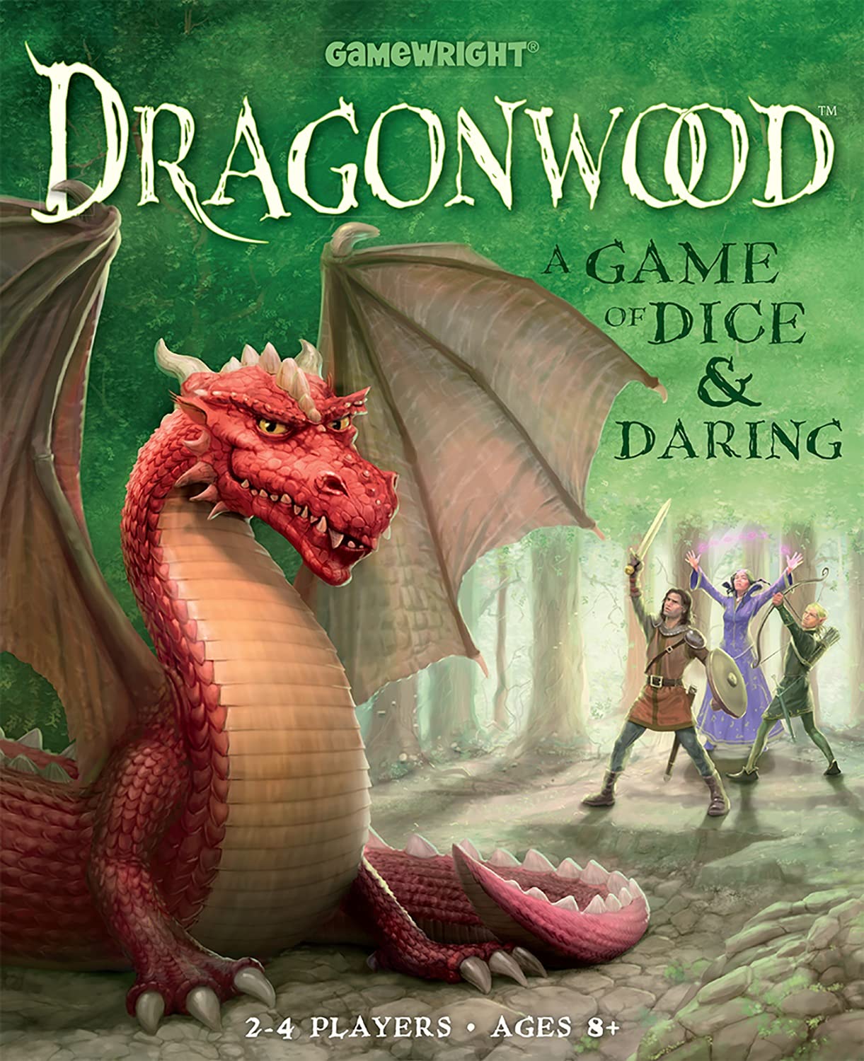 Gamewright Dragonwood A Game of Dice & Daring Board Game Multi-colored, 5