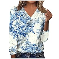 Business Casual Tops for Women Pink Chirstmas Shirts Treding Christmas Top Graphic Pink Top Cute Tops for Girls(2-Blue,3X-Large)