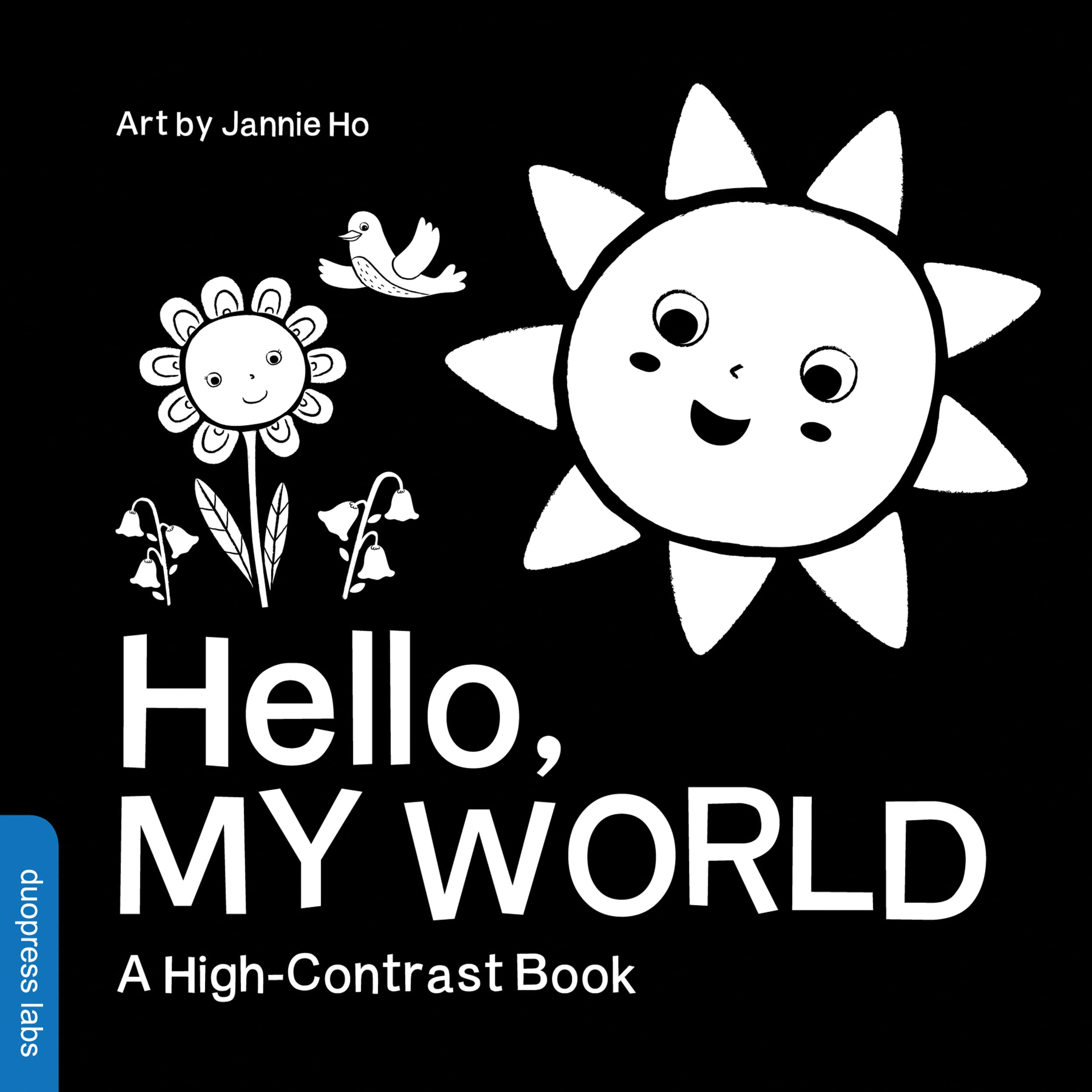 Hello, My World: A perfect book for parents and caregivers home with babies this summer (High-Contrast Books)