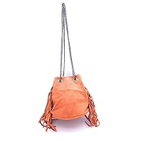 Anoki suede leather purse bag