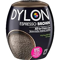 Dylon Washing Fabric Clothes Soft Furnishings Machine Dye Pod 350g 11 Espresso Brown, 350 g (Pack of 1), 12 Ounce