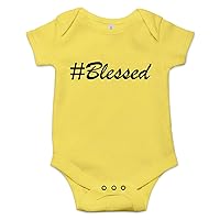 #BLESSED Baby Shower Bodysuit Gift Christian Baptism Message Infant Onesie
