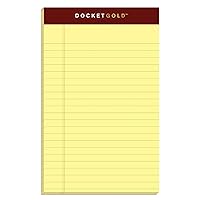 TOPS Docket Gold Writing Pads, 5