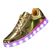 LED Light Up Shoes for Women Men Sports LED Shoes Dancing Sneakers Low-Top USB Charging Shoes for Kids