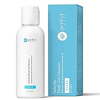 Perfect Image Salicylic Acid Deep Exfoliating Gel Based Cleanser, Professionally Formulated Salicylic Acid Peel Peel Prep Cleanser, Enhanced with Tea Tree Oil and Green Tea Extract