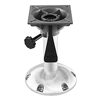 Wise Fixed Height Seat Pedestal, Aluminum, 6-Inch