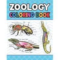 Zoology Coloring Book: Learn The Zoology & Enhance Your Practice. The New Surprising Magnificent Learning Structure For Zoology Students. Dog Cat ... book. Vet tech & Zoology Coloring Books.