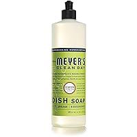 MRS. MEYER’S CLEANDAY Liquid Dish Soap, Biodegradable Formula, Lemon Verbena, 16 fl. oz