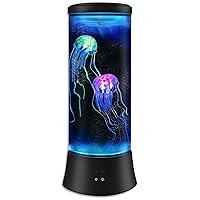 EDIER Jellyfish Lamp - LED Fantasy Round Jellyfish Light Lamp - 7 Color Setting Jellyfish Mood Light Decorations for Home Office Decor Great Gifts for Kids