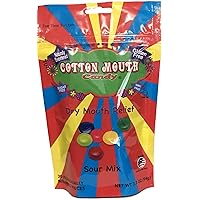 Cotton Mouth Candy Dry Mouth Relief Sour Mix 3.3 Ounce Bag (3 Bags)
