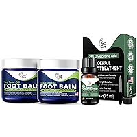 Tea Tree Oil Foot Balm - Foot Moisturizer for Dry Cracked Feet - Instantly Hydrates & Soothes Irritated Skin & Athletes Foot - Best Foot Care for Women and Men - Made in USA & Toe Nail Repair Solution