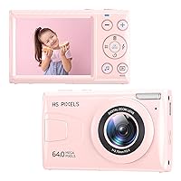 Digital Camera,4K Kids Camera for Photography,64MP MP3 Player Vlogging Camera for YouTube,2.8