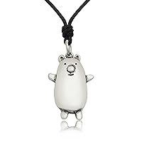 Chubby Groundhog Size M & S Silver Pewter Gold Brass Necklace Pendant Jewelry